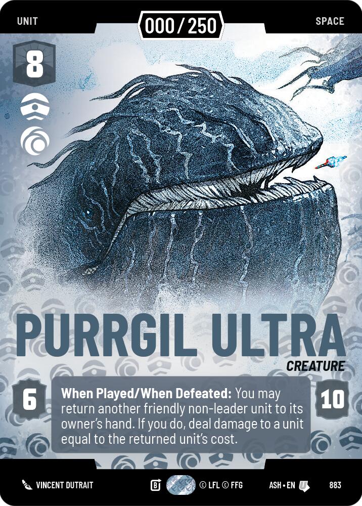 Purrgil Ultra (883) (Serialized) (883) [Ashes of the Empire]