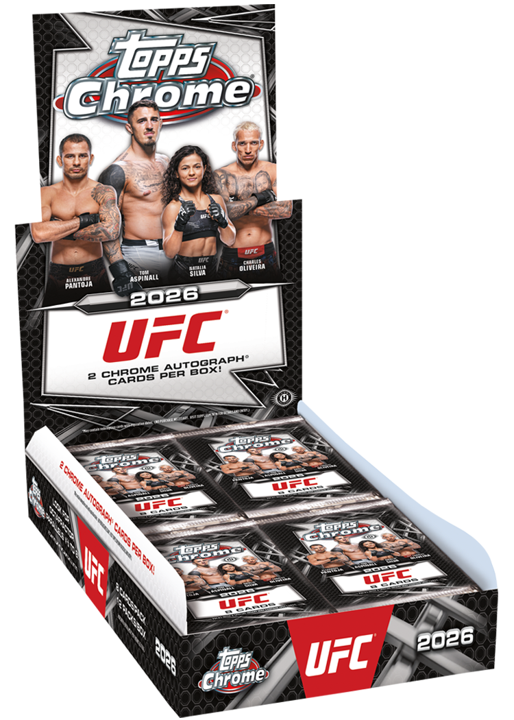 2026 Topps UFC Chrome Hobby 12 Box Case