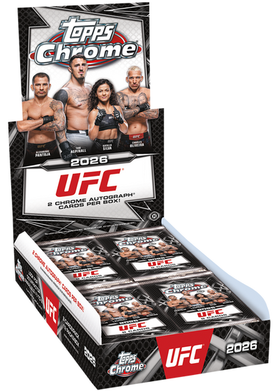 2026 Topps UFC Chrome Hobby 12 Box Case