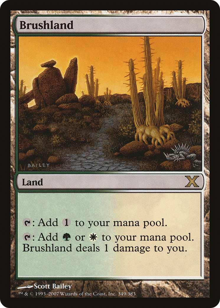 Brushland (10E-349) - Tenth Edition Foil