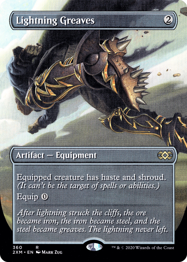 Lightning Greaves (2XM-360) - Double Masters (Borderless) Foil