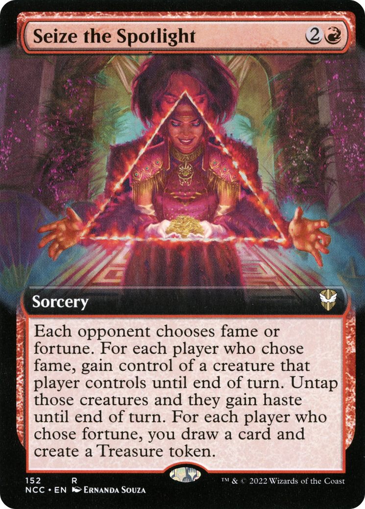 Seize the Spotlight (NCC-152) - New Capenna Commander: (Extended Art)
