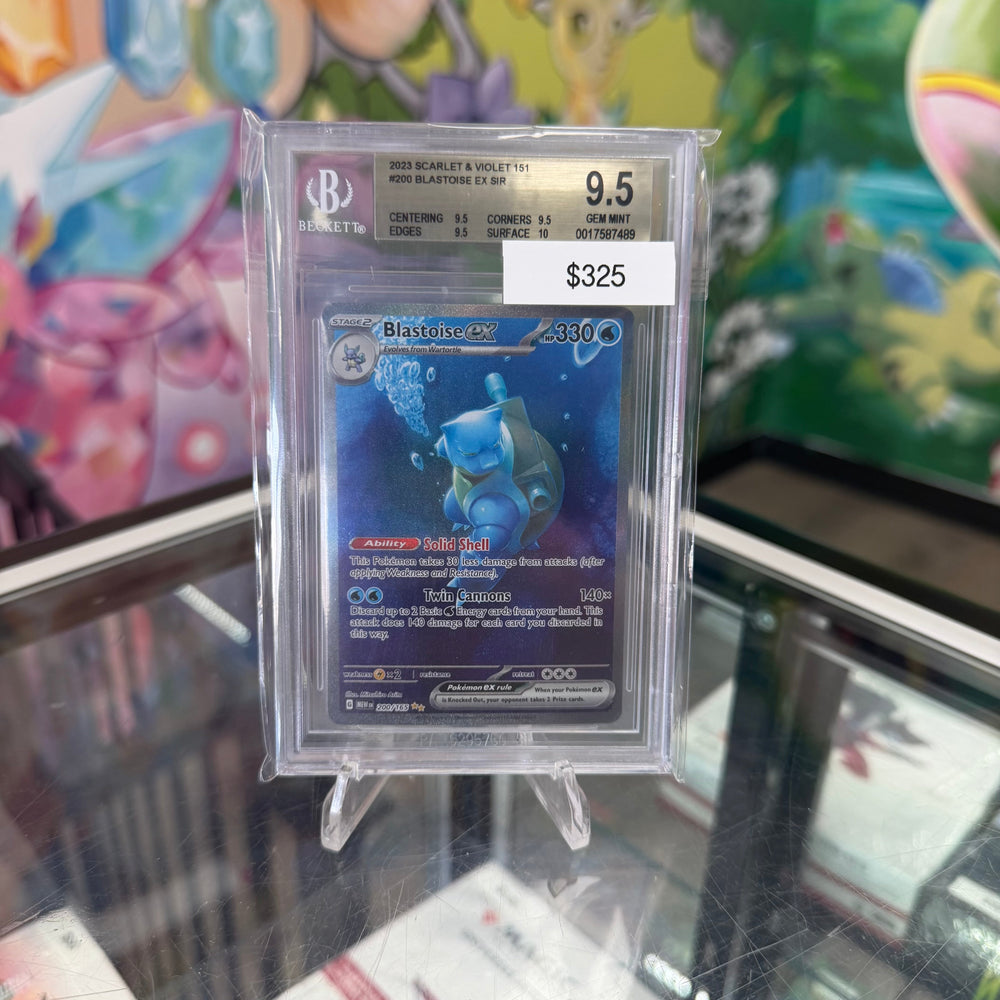 Pokemon 151 Blastoise EX BGS 9.5