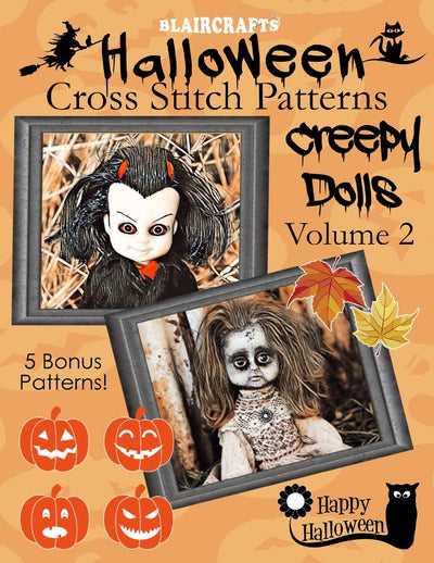 Halloween Cross Stitch Patterns : Creepy Dolls Volume 2: 5 Bonus Patterns!