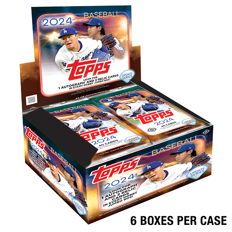2024 Topps Update Series Baseball Jumbo 6 Box Case