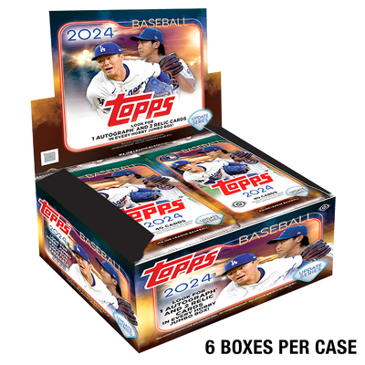 2024 Topps Update Series Baseball Jumbo 6 Box Case