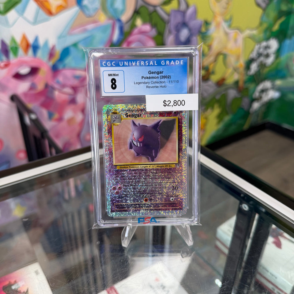 Pokemon Legendary Collection Gengar #11 Reverse Holo CGC 8