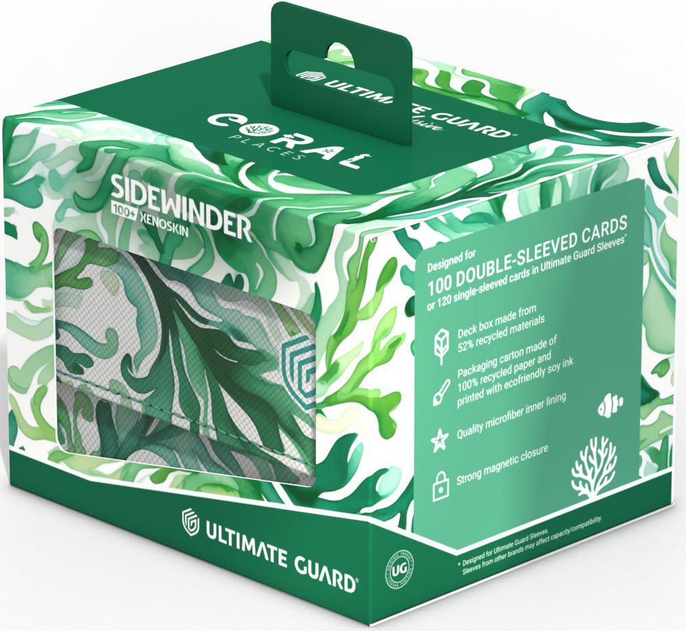 Ultimate Guard Sidewinder XenoSkin Deck Case - 100+ - Coral Places - Kelp Forest