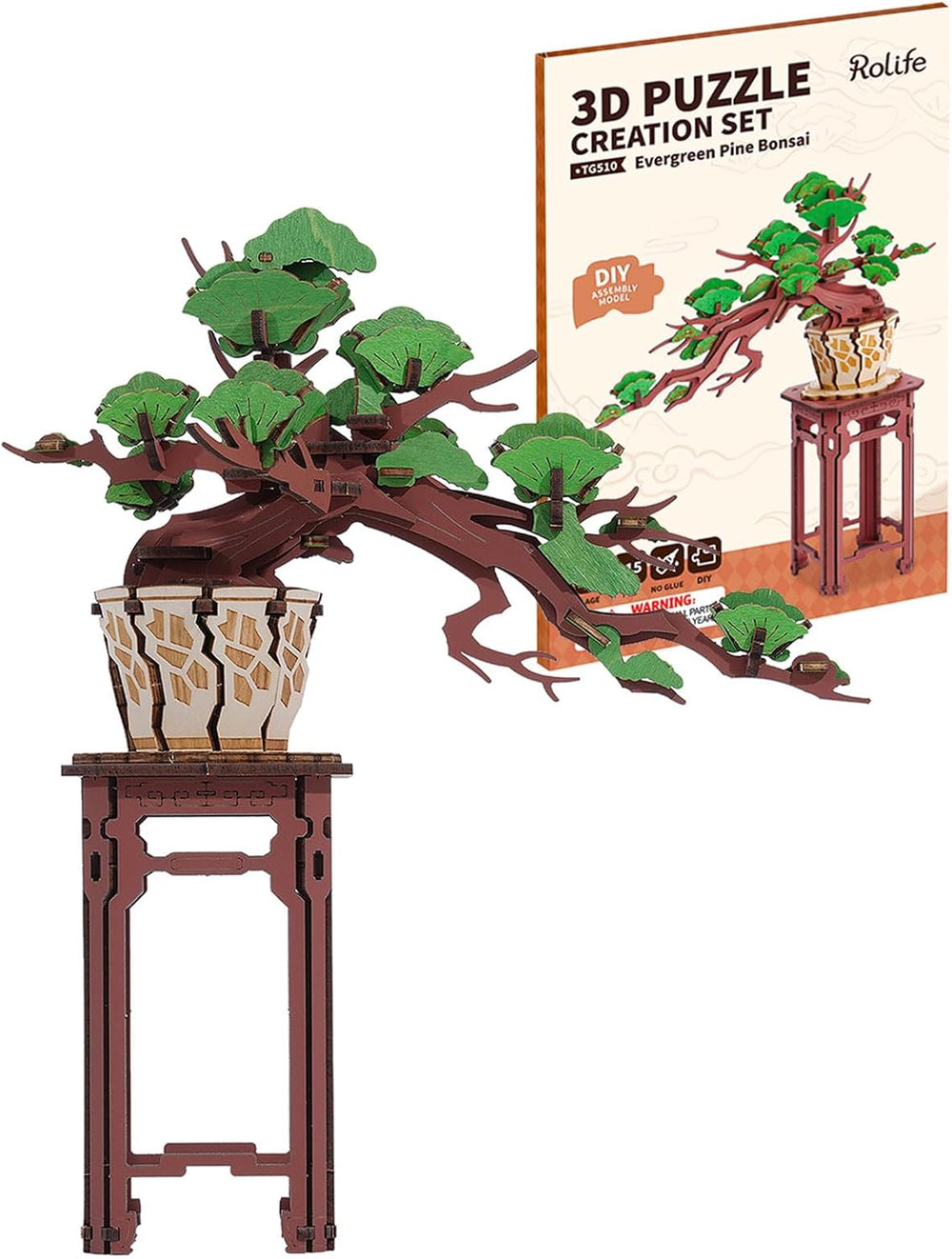 Rolife Evergreen Pine Bonsai