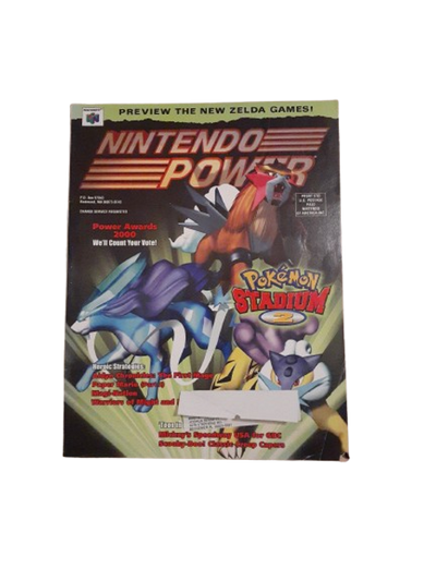 Nitendo Power Vol 142 Pokemon Stadium 2 Legend of Zelda Poster Magazine
