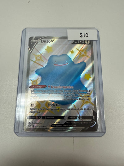 Pokemon Ditto V Shiny #sv118/sv122