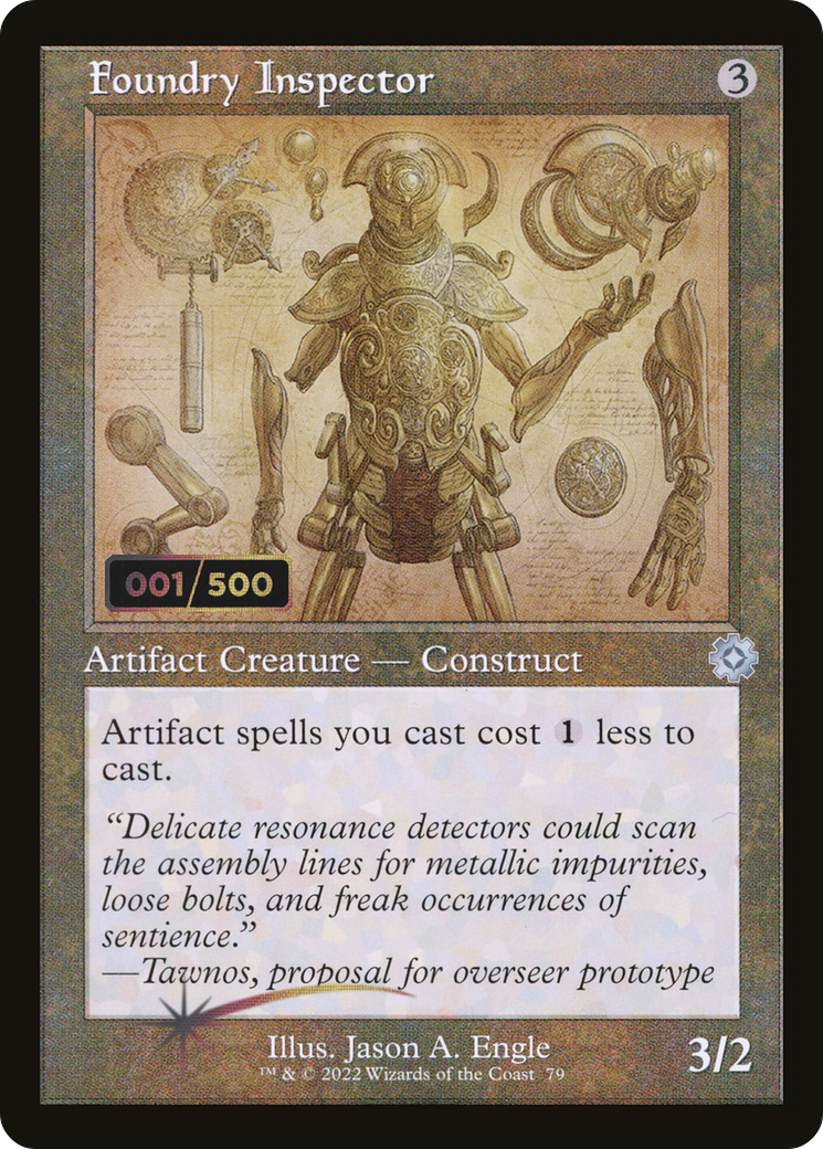 Foundry Inspector (BRR-79Z) - The Brothers' War Retro Artifacts Foil