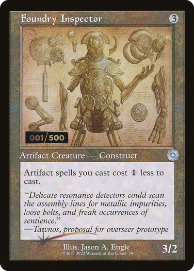 Foundry Inspector (BRR-79Z) - The Brothers' War Retro Artifacts Foil