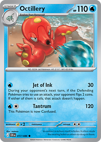 Octillery - 017/086 - Common [me04-017] [Non-Holo]