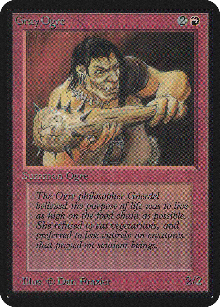 Gray Ogre (LEA-156) - Limited Edition Alpha