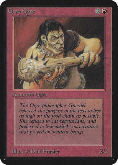 Gray Ogre (LEA-156) - Limited Edition Alpha