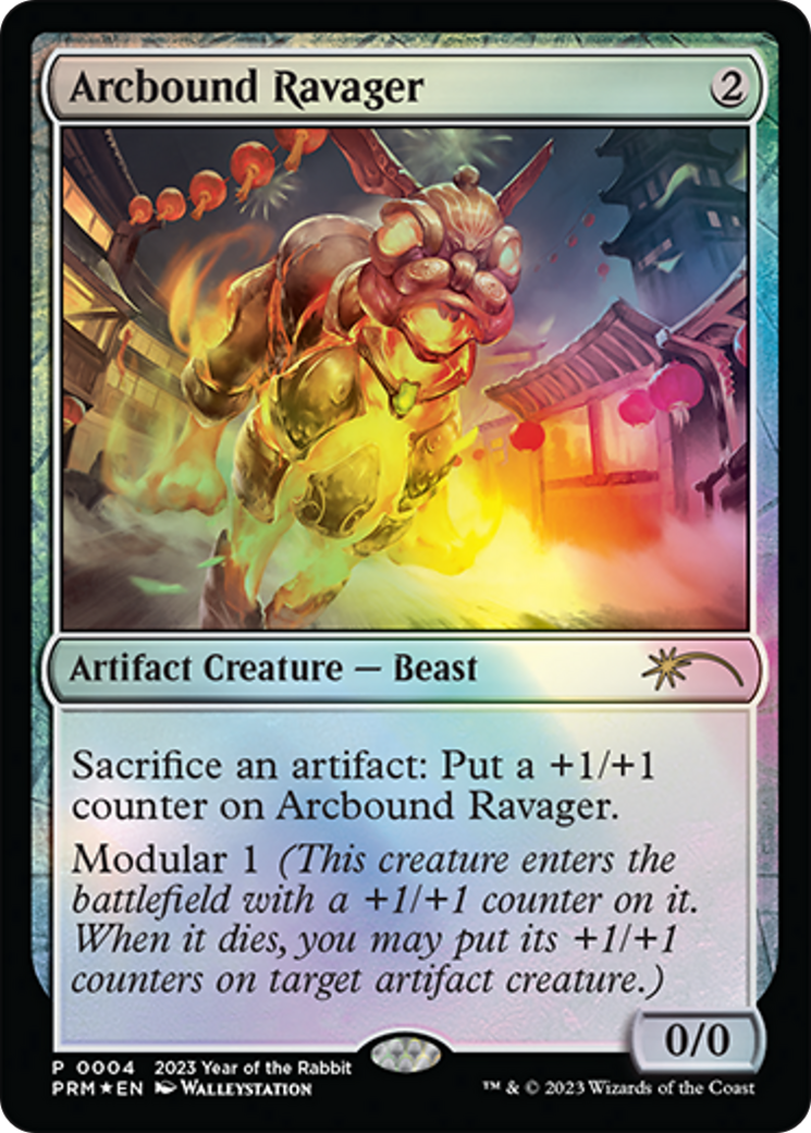 Arcbound Ravager (PL23-004) - Year of the Rabbit 2023 Foil
