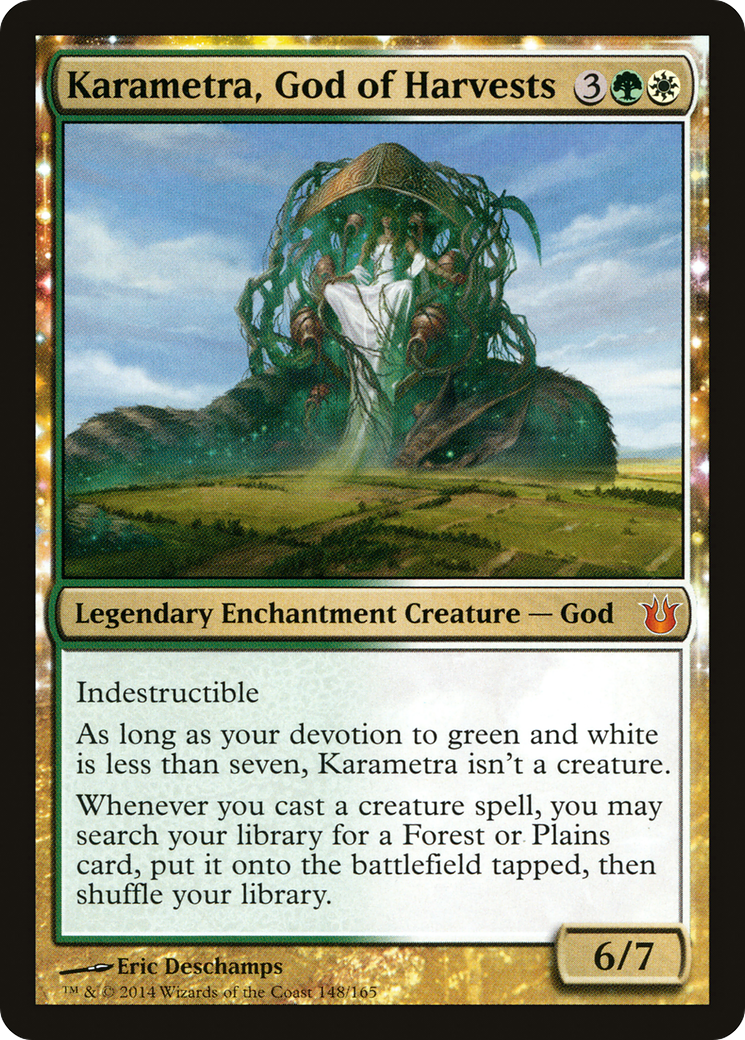 Karametra, God of Harvests (BNG-148) - Born of the Gods: (enchantment) Foil