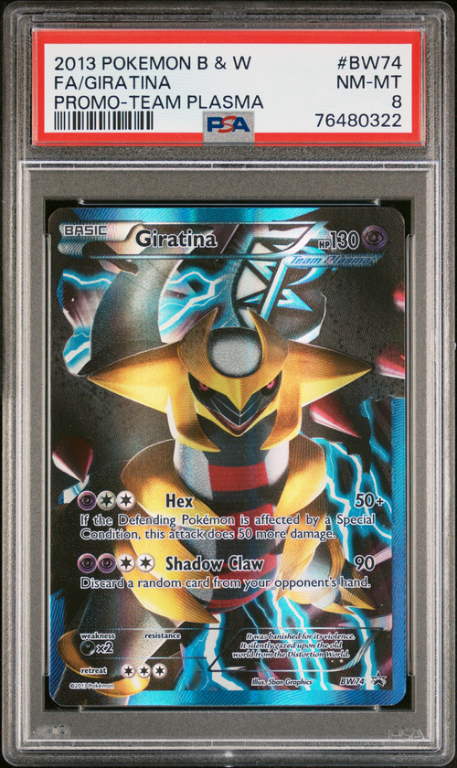 PSA 8 FA/GIRATINA PROMO-TEAM PLASMA
