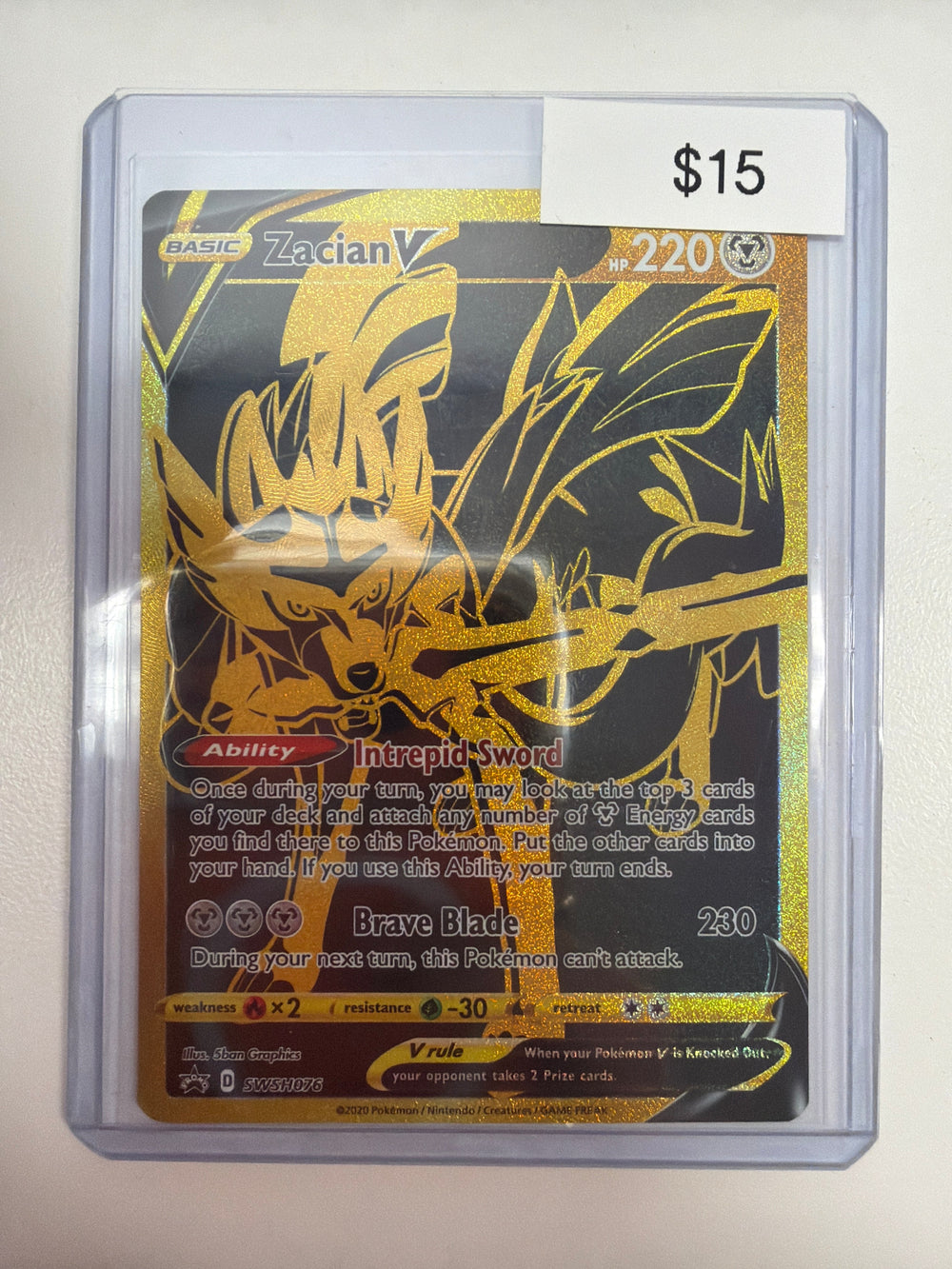 Pokemon Zacian V SWSH076