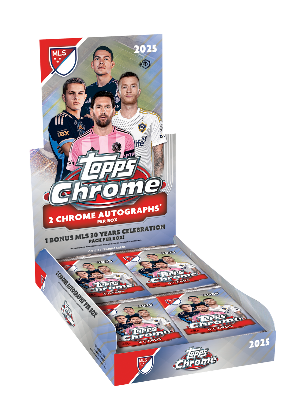 2025 Topps MLS Chrome Soccer Hobby Box