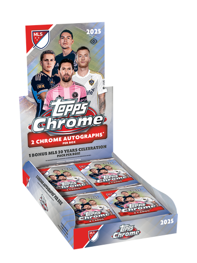 2025 Topps MLS Chrome Soccer Hobby Box