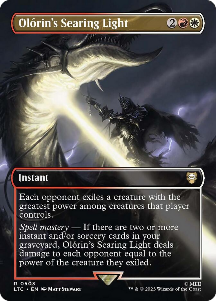 OlÃ³rin's Searing Light (LTC-503) - Tales of Middle-earth Commander (Borderless)
