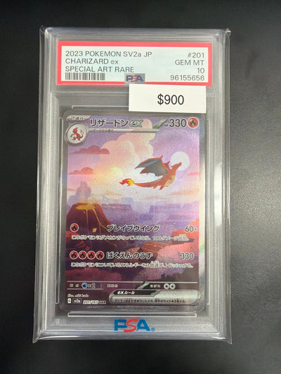 Pokemon Japanese 151 Charizard EX #201 PSA 10
