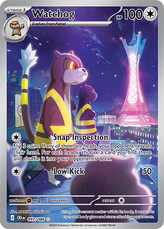 Watchog - 097/086 - Illustration Rare [me04-097] [Ultra]