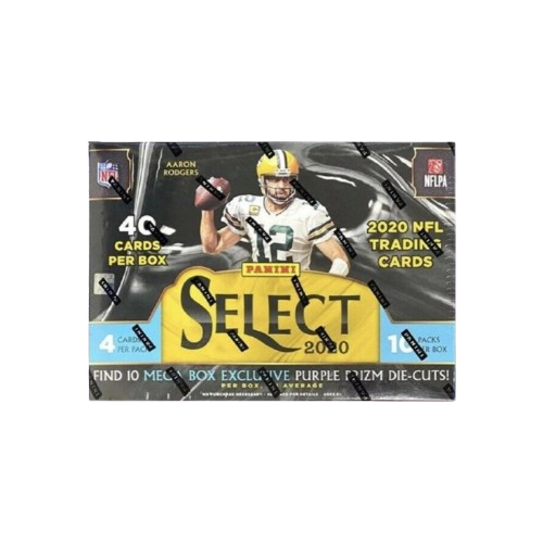 2020 Panini Select Football Purple Prizm Mega