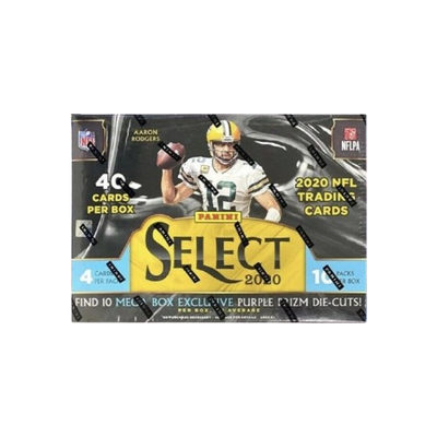 2020 Panini Select Football Purple Prizm Mega