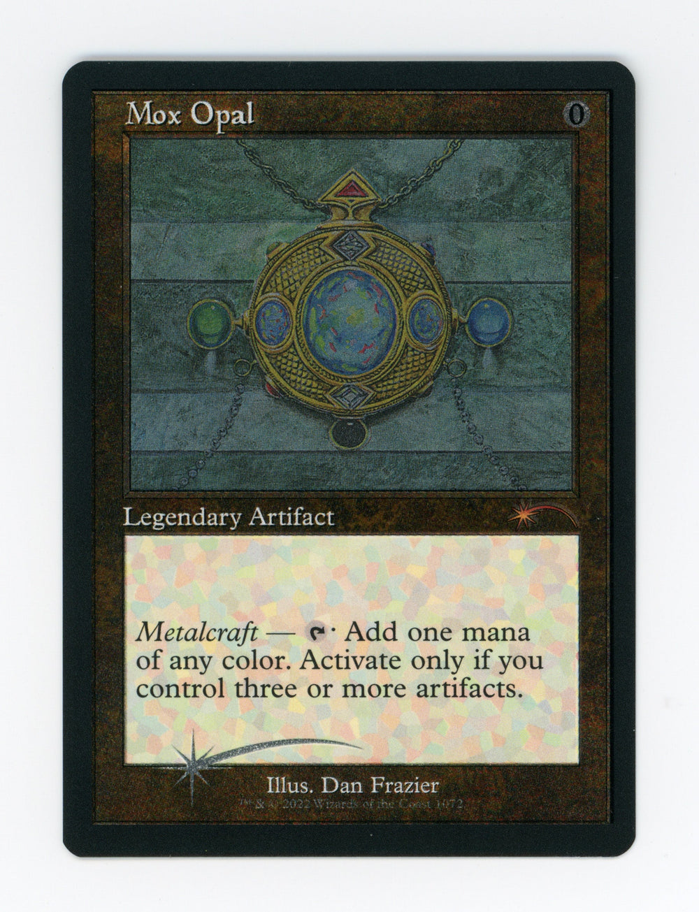 Mox Opal — Retro Frame|Dan Frazier|Etched Foil — ID 17639