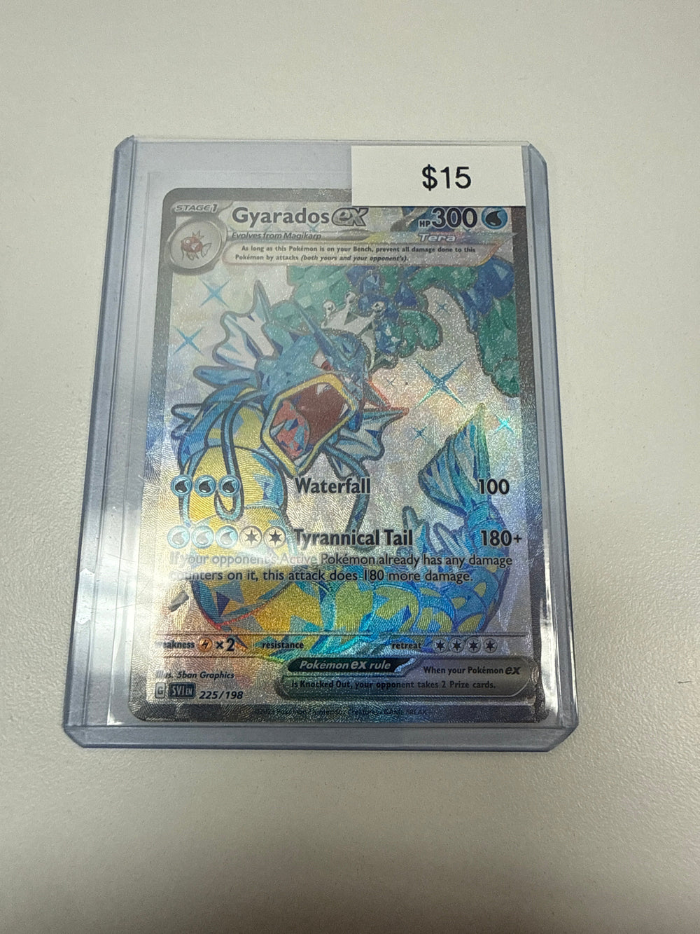 Pokemon Gyarados Ex #225/198