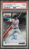 2018 Bowman's Best Nico Hoerner #B18NH Autograph PSA 9