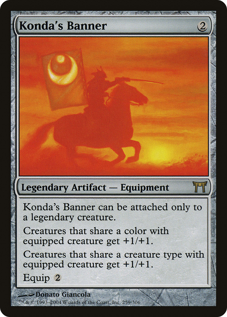 Konda's Banner (CHK-259) - Champions of Kamigawa Foil
