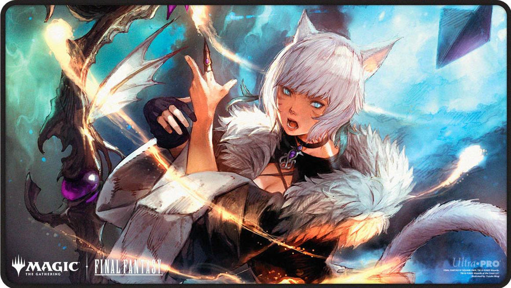 Ultra Pro MTG Premium Black Stitched Playmat - FINAL FANTASY - Y'shtola Rhul - Borderless