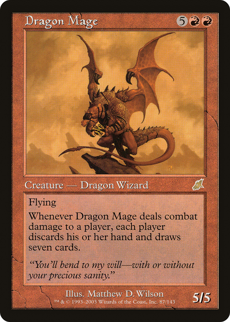 Dragon Mage (SCG-087) - Scourge Foil