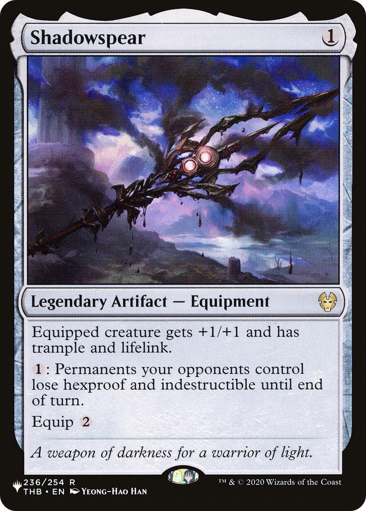 Shadowspear (LIST-THB-236) - The List