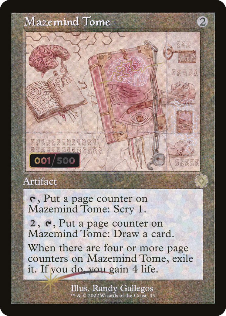 Mazemind Tome (BRR-93Z) - The Brothers' War Retro Artifacts Foil
