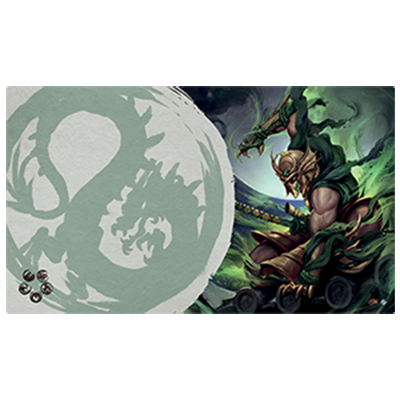 Legend of the 5 Rings (L5R) RPG : Master of the High House of Light Playmat