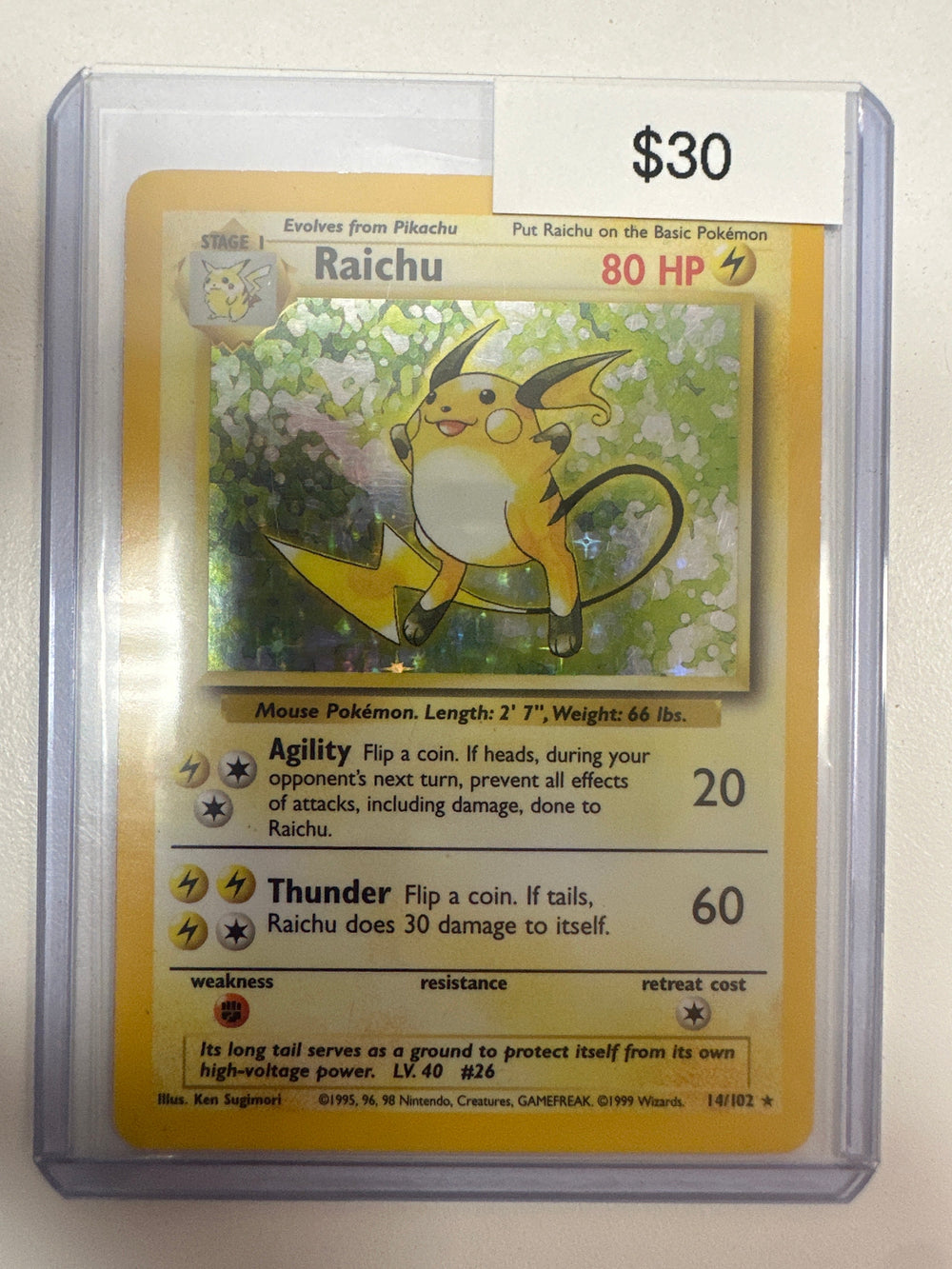 Pokemon Raichu 14/102