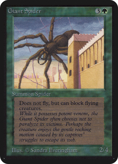 Giant Spider (LEA-198) - Limited Edition Alpha