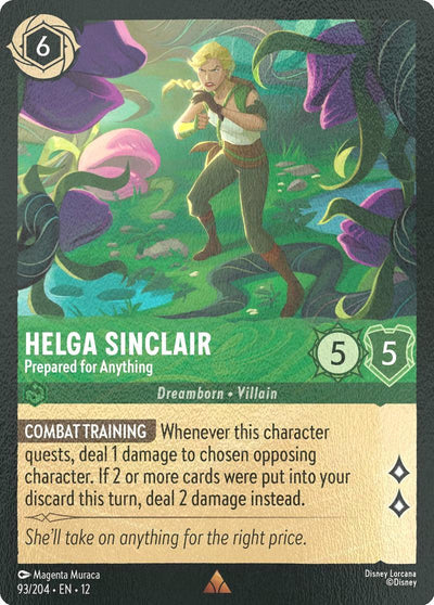 Helga Sinclair - Prepared for Anything - 93/204 [Wilds Unknown] [Cold Foil]