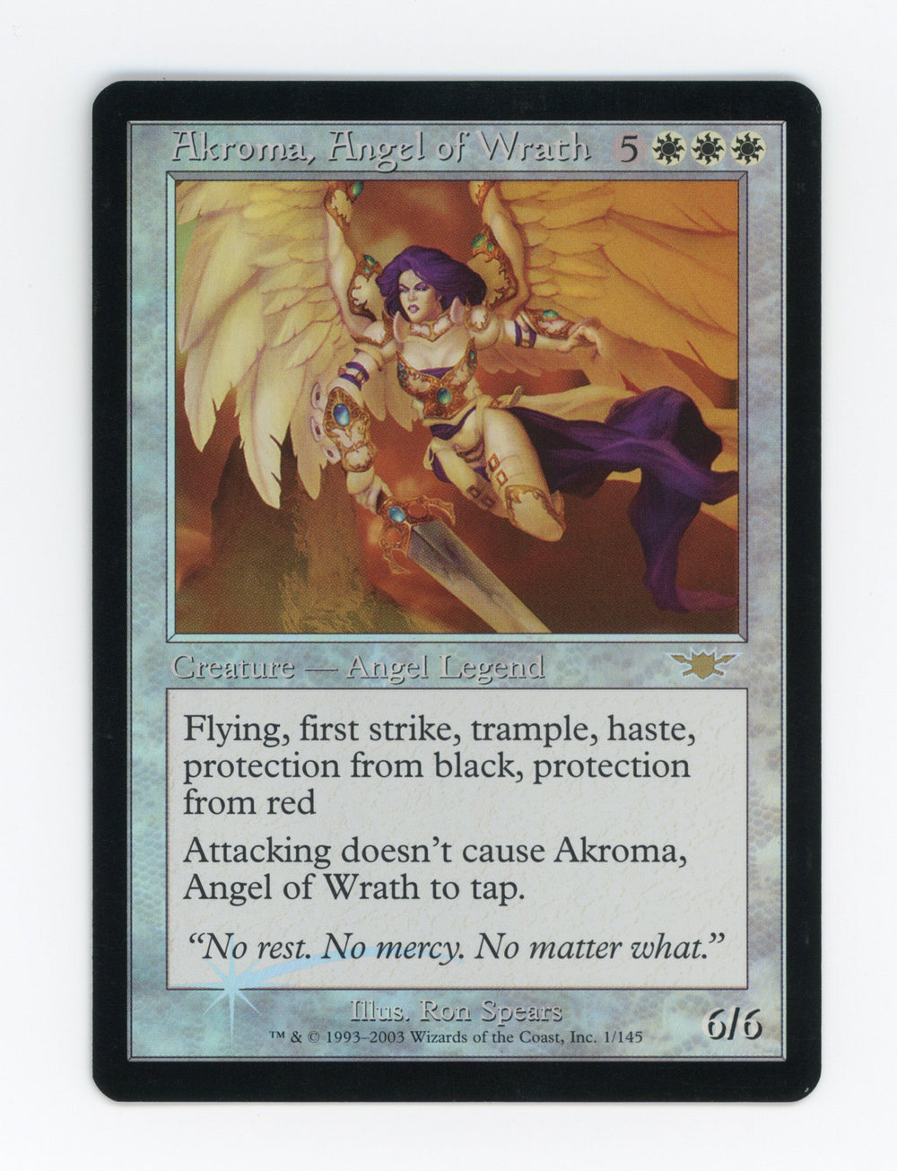 Akroma, Angel of Wrath — Foil — ID 17287