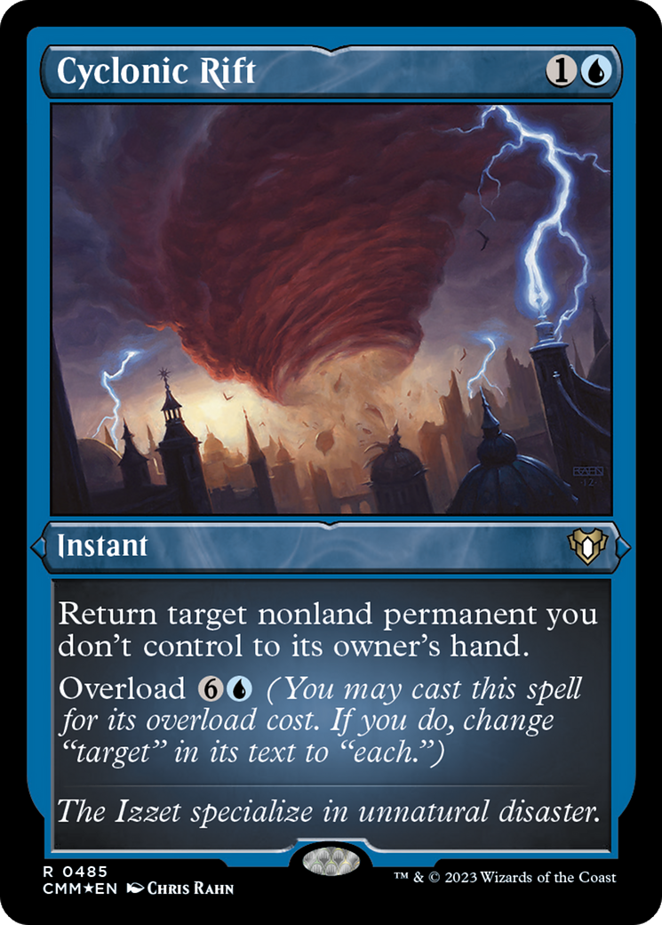 Cyclonic Rift (CMM-485) - Commander Masters Etched Foil