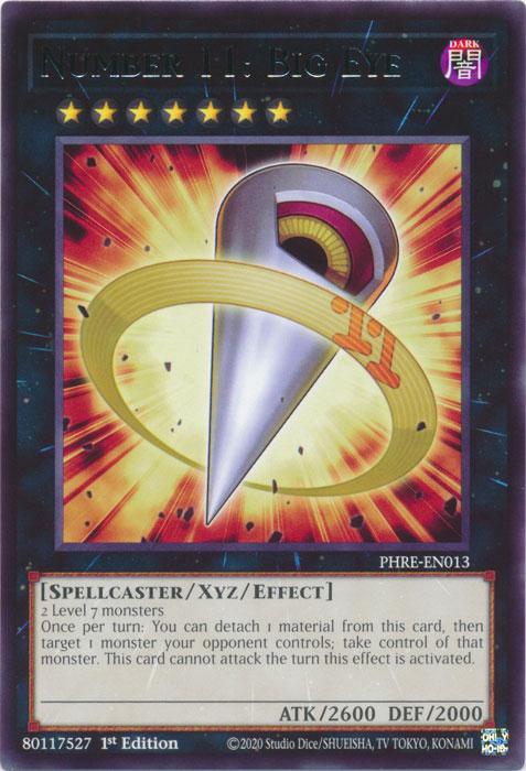Number 11: Big Eye - PHRE-EN013 - Rare - 1st Edition