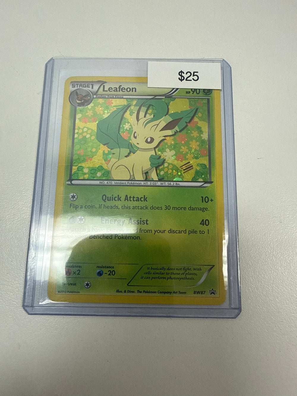 Pokemon Leafeon Holo #bw87