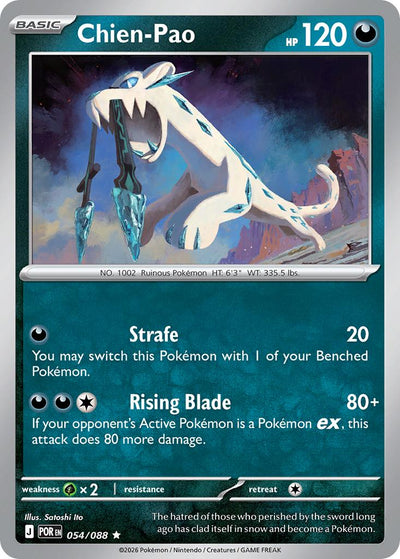 Chien-Pao - 054/088 - Rare [me03-054] [Holo]