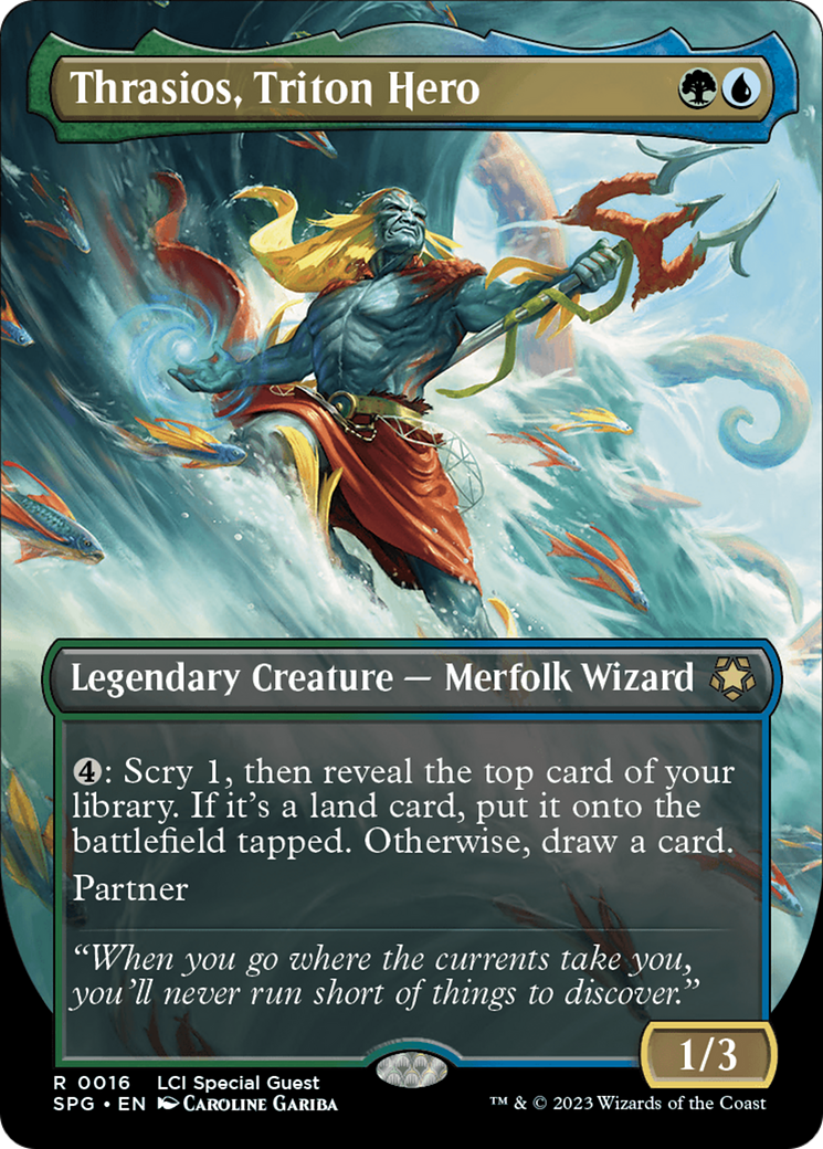 Thrasios, Triton Hero (SPG-016) - Special Guests (Borderless)