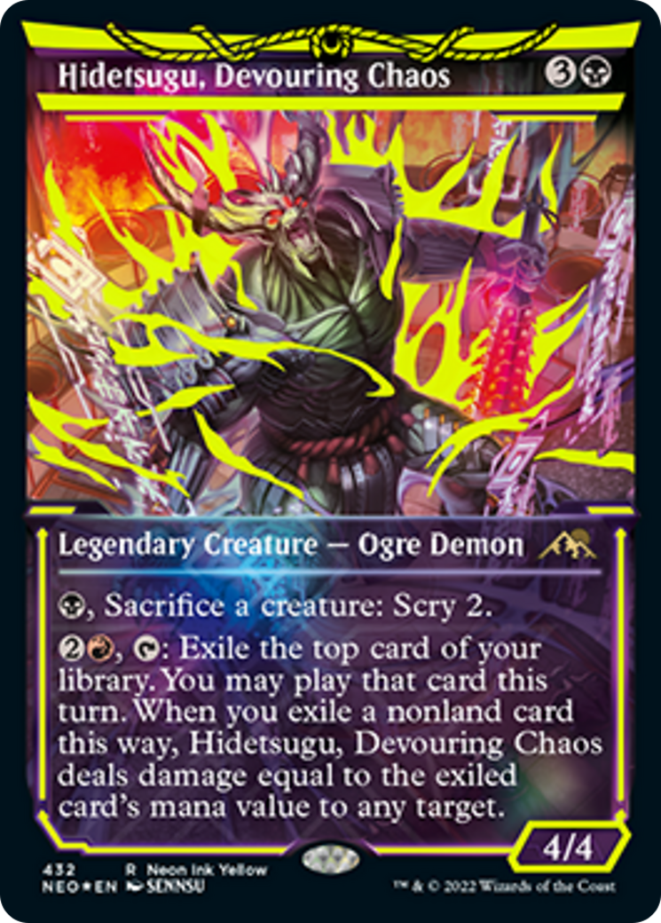 Hidetsugu, Devouring Chaos: (Showcase,Legendary) Foil